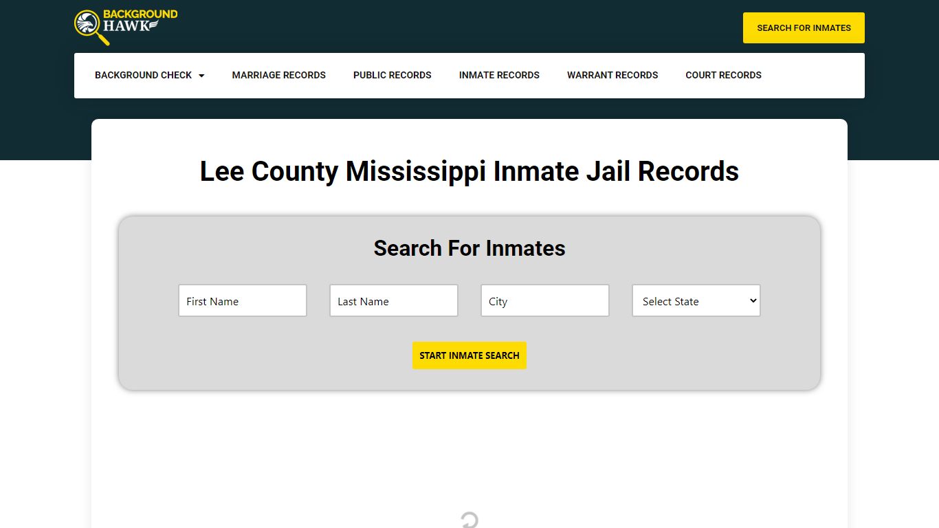 Inmate Jail Records in Lee County , Mississippi